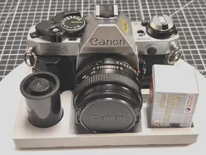 Gridfinity Storage For Canon AE-1 & AE-1 Program Camera (Gray) - NEW