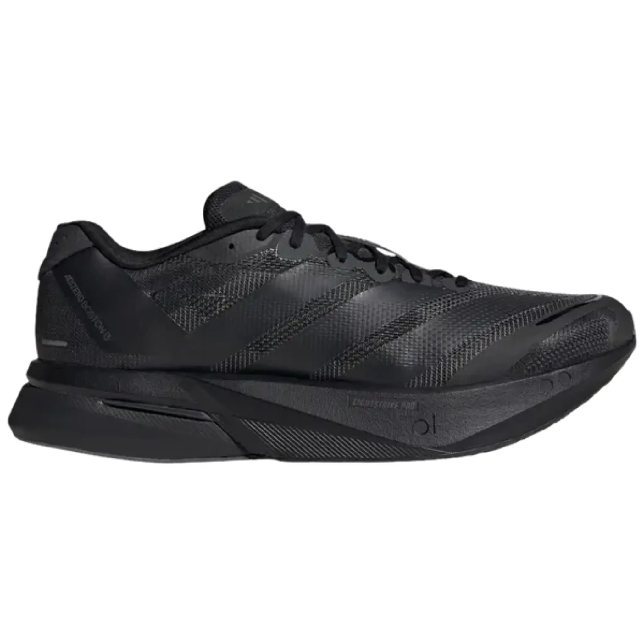 Adidas Men's Black Adizero Boston 13 Sneakers, JS4941