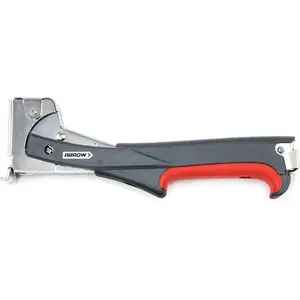 HTX50 Tacker, Manual Stapler for Construction and Insulation, Ergonomic Grip Handle, Dual-Capacity Rear-Load Magazine, Fits 5/16", 3/8", or 1/2" , Grey