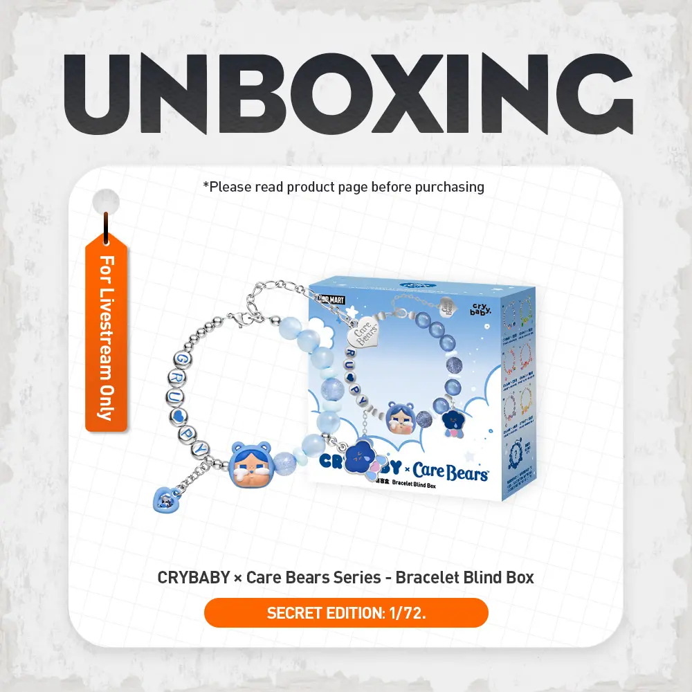 Unboxing-CRYBABY × Care Bears Series - Bracelet Blind Box Mystery Gift-3.0