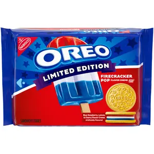 OREO Firecracker Pop Sandwich Cookies, Limited Edition, 11.46 oz OREO Firecracker Pop Sandwich Cookies, Limited Edition, 11.46 oz