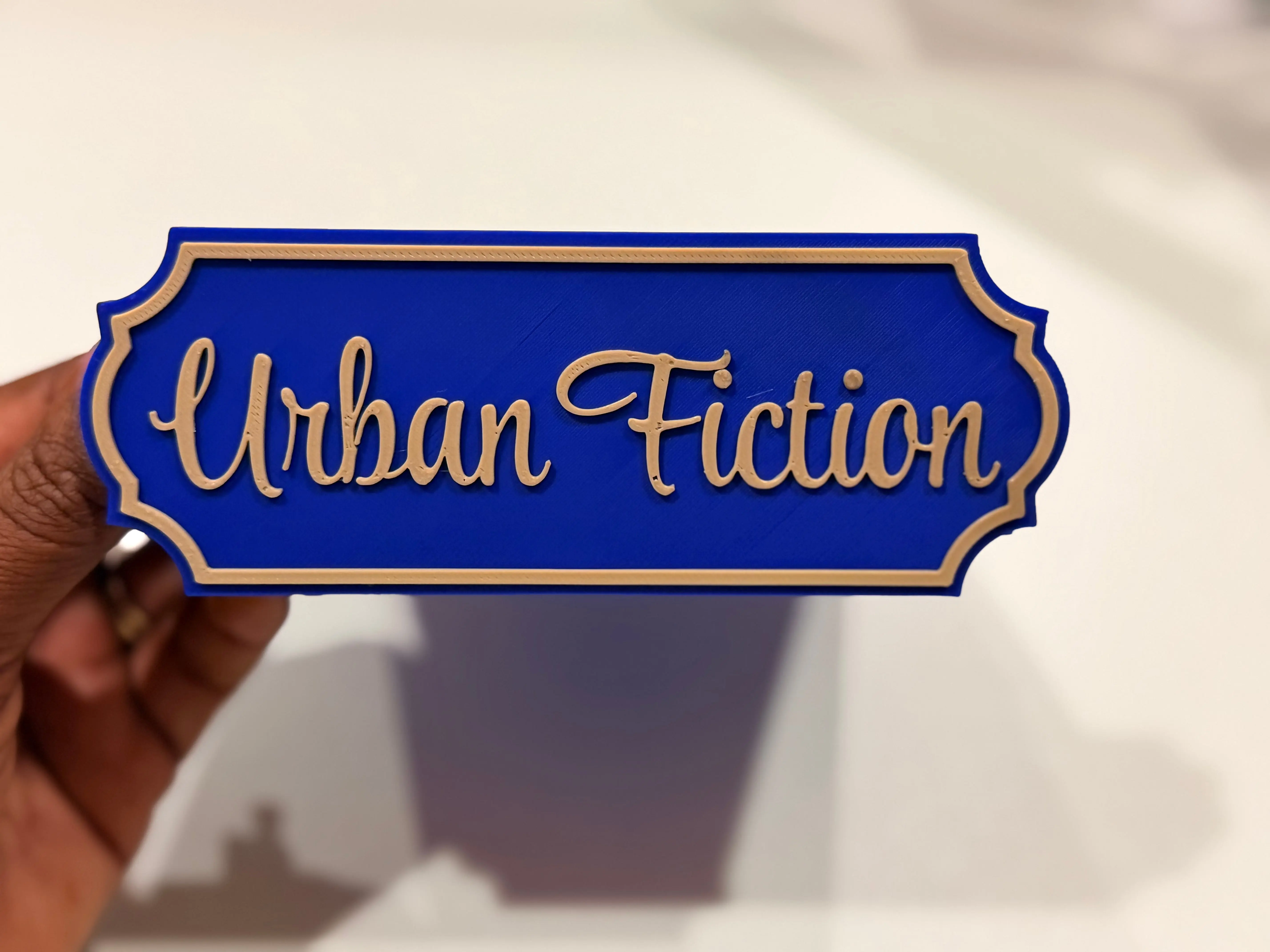 3D Printed Shelf Sign / Book Divider 📚✨