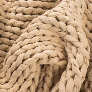 The Cuddler Hand-Knit Weighted Blanket | Sand The Cuddler Hand-Knit Weighted Blanket | Sand