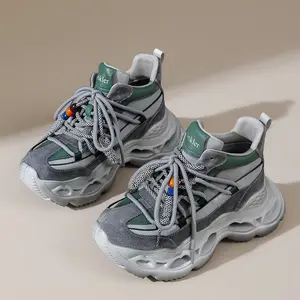 Drikler High-Top Sneakers with Chunky Sole and Colorful Beads for Trendy Comfort