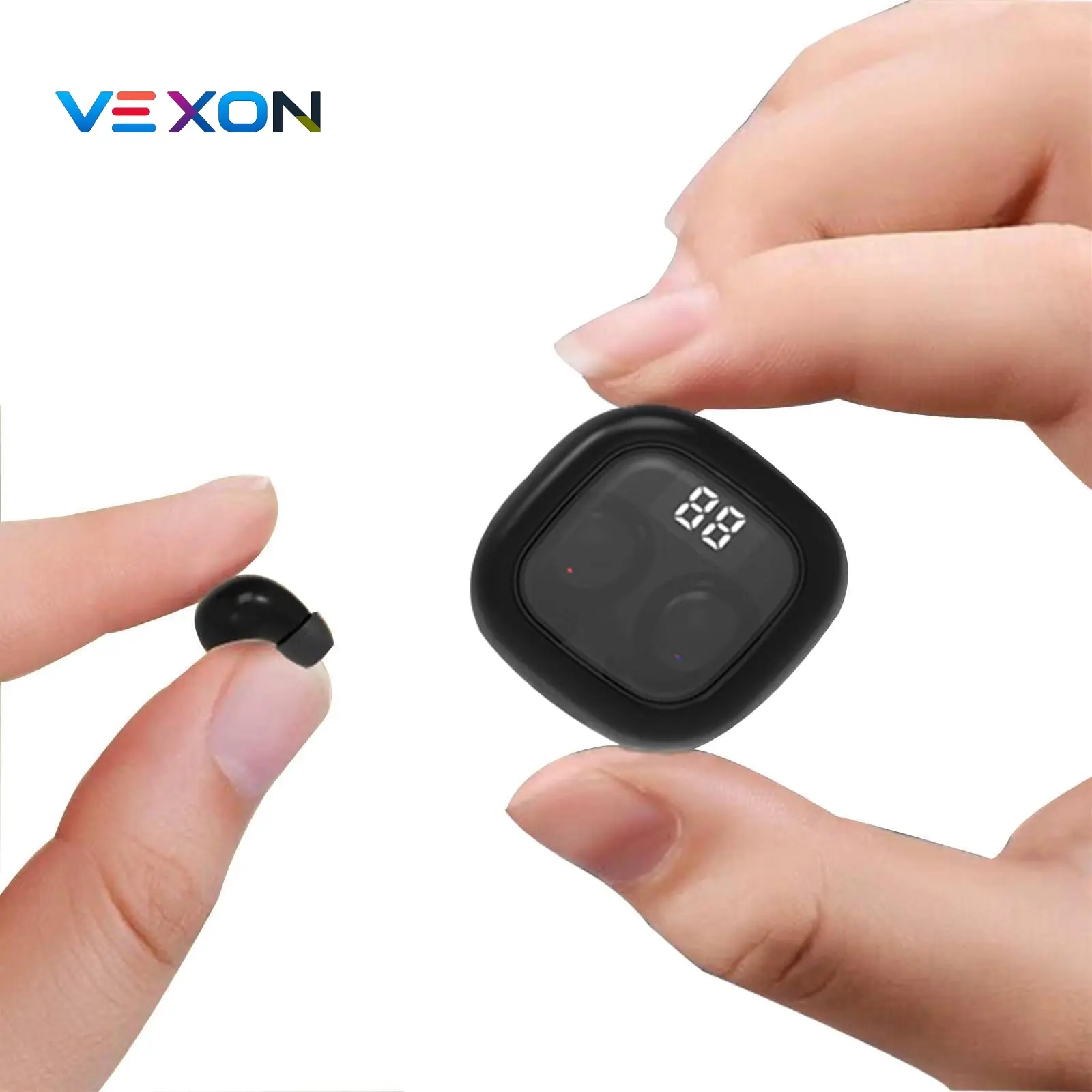 [2026 Newest] SK19 - Ultra-compact Invisible Sleep Earplugs | Weighing only 0.08 ounces, perfect for side sleepers, with noise cancellation - 25-hour battery life, privacy protection, lightweight silicone earplugs.