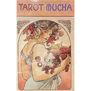 Tarot Mucha – Art Nouveau-Inspired 78-Card Tarot Deck & Guidebook, by Massaylia & Dosenzo