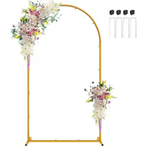 Metal Arch Backdrop Stand, 7.2FT Wedding Arch Stand for Birthday Party Bridal  Shower Graduation Ceremony Photo Booth Garden Floral Balloon  Decoration