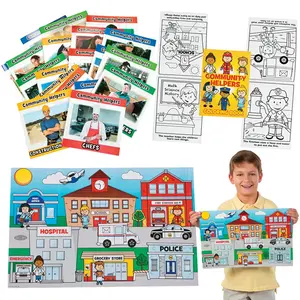 Community Helpers Activity & Educational Learning Kit for 24
