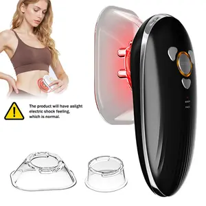 4-in-1 Body Massager with Red Blue Light Therapy, Air Pressure & Heat Massage Tool for Face and Body - Relieve Muscle Soreness, Improve Blood Circulation, Skin Care for Face, Belly, Arms, Legs