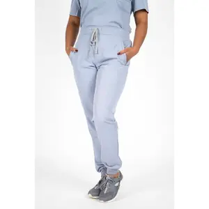 Grit + Med Unisex Jogger Pant - Black with Drawstring Waistband, Functional Pockets, Slim Fit & Ankle Cuffs, True to Size, Machine Washable