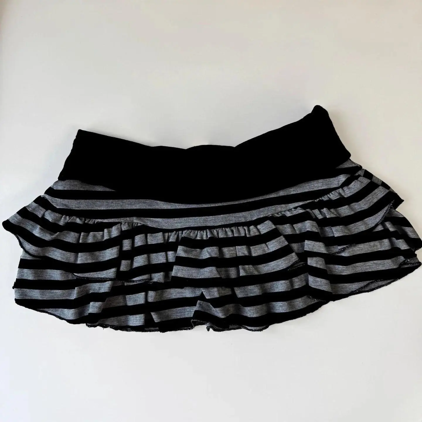 2026 Y2K Sexy Striped Color Block Mini Skirt For Women Korean Japanese Street Style Niche Versatile A Line Fashion Skirt, Colorblock, Fashionable