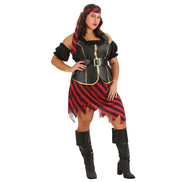 Plus Size Budget Pirate Women's Costume Dress