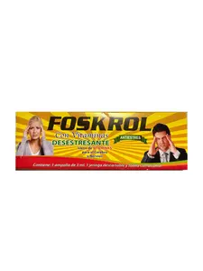 Foskrol Complejo B AntiEstres - Incluye Aplicador - Formula Original - Vitamin B