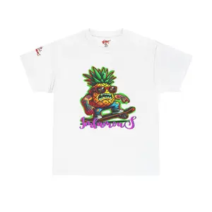 Premium Graphic T-shirt -Imfamous Pineapple skater