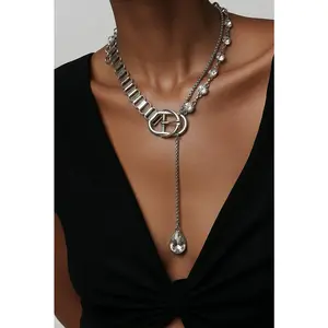 Buckle Down- Lariat Necklace