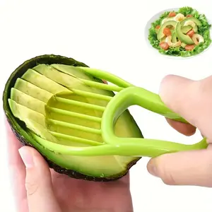 PrimPick 2pcs Avocado Pitting and Segmentation Cutter, a two-in-one multi-functional avocado and guava knife, slicer, kitchen tool
