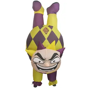 Halloween Costume Inverted Clown Inflatable Outfit Novelty Creative Prank Party Team Building Easter Inflatable Costume.