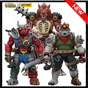 In Stock JOYTOY 1/18 TMNT TMNT-Dirtbag TMNT-Groundchuck TMNT-Rahzar Action Figure Anime Action Figures Custom Gift Toys