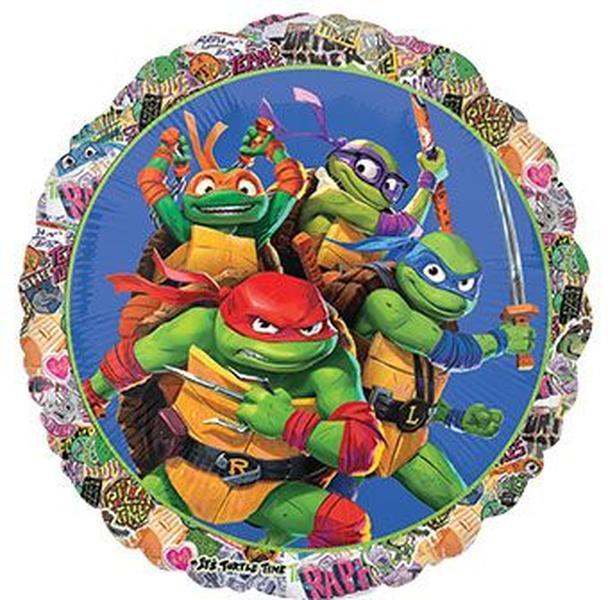 18" Teenage Mutant Ninja Turtles Helium Foil Balloon 1ct #46272