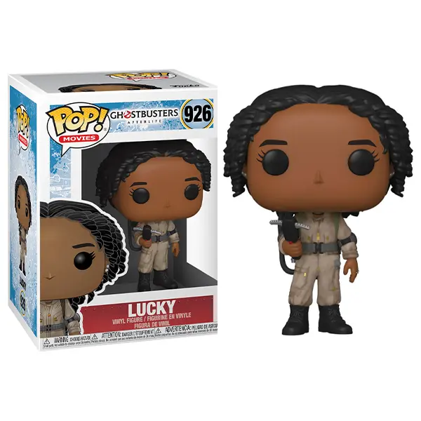 Funko Pop! Ghostbusters: Afterlife Lucky 926 Officially Licensed Vinyl Figure, Standard Display with PopShield Protector for Fans of Ghostbusters