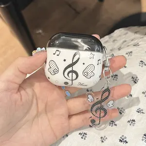 Fp niche angel wings music note suitable for airpodspro3rd generation 4th generation bluetooth headset case protective case Cover