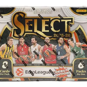 2025/26 Panini Select EuroLeague Basketball Hobby Box