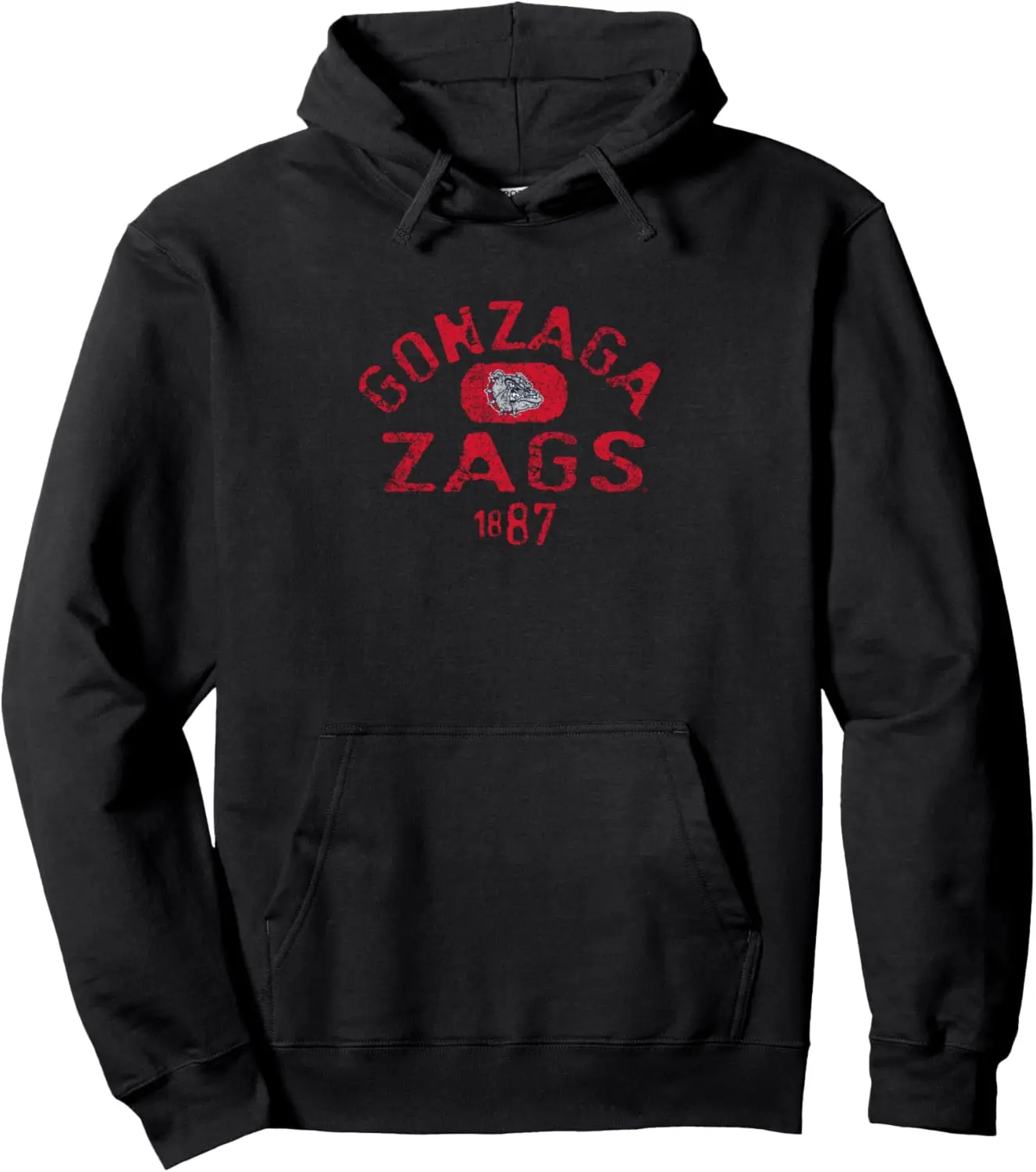 Gonzaga Bulldogs 1887 Vintage Pullover Hoodie