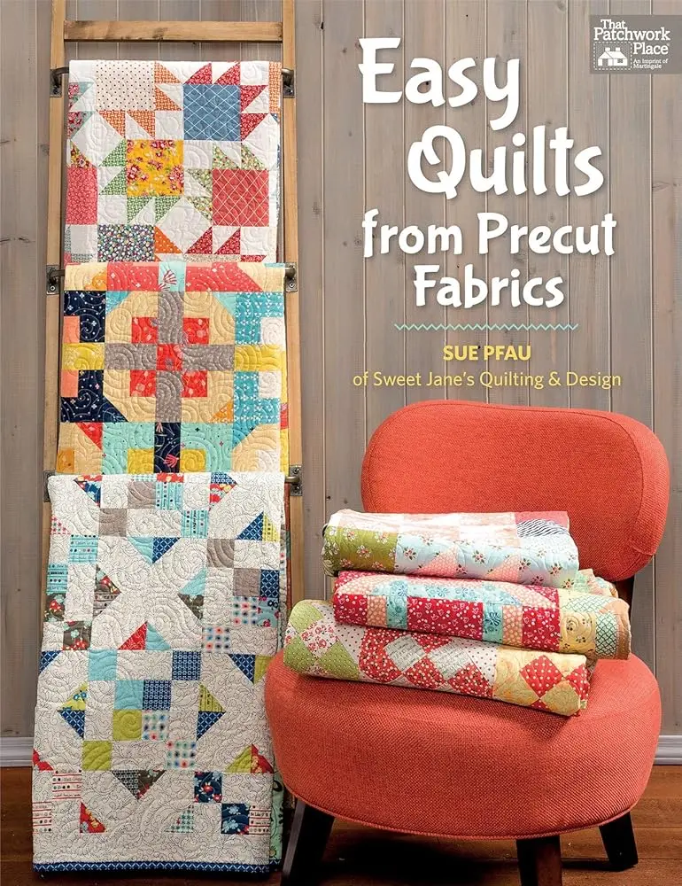 Quilt Patterns Book - Easy-to-Follow Guide for Precut Fabric Users, Crafts & DIY Lifestyle Hobby Book