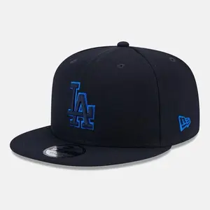 New Era Style MLB Baseball Hat – NY Yankees LA Dodgers Snapback Fitted Cap, Flat Brim High Crown Streetwear Fashion, Premium Embroidered Logo, Adjustable Unisex Urban Hip Hop Look