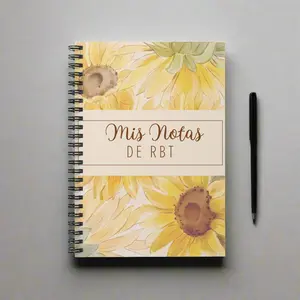 Sunflower Spiral Notebook - Mis Notas de RBT - Spanish edition