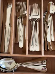 20 Pieces Silverware Set for 4, Heavy Duty Stainless Steel Flatware Set