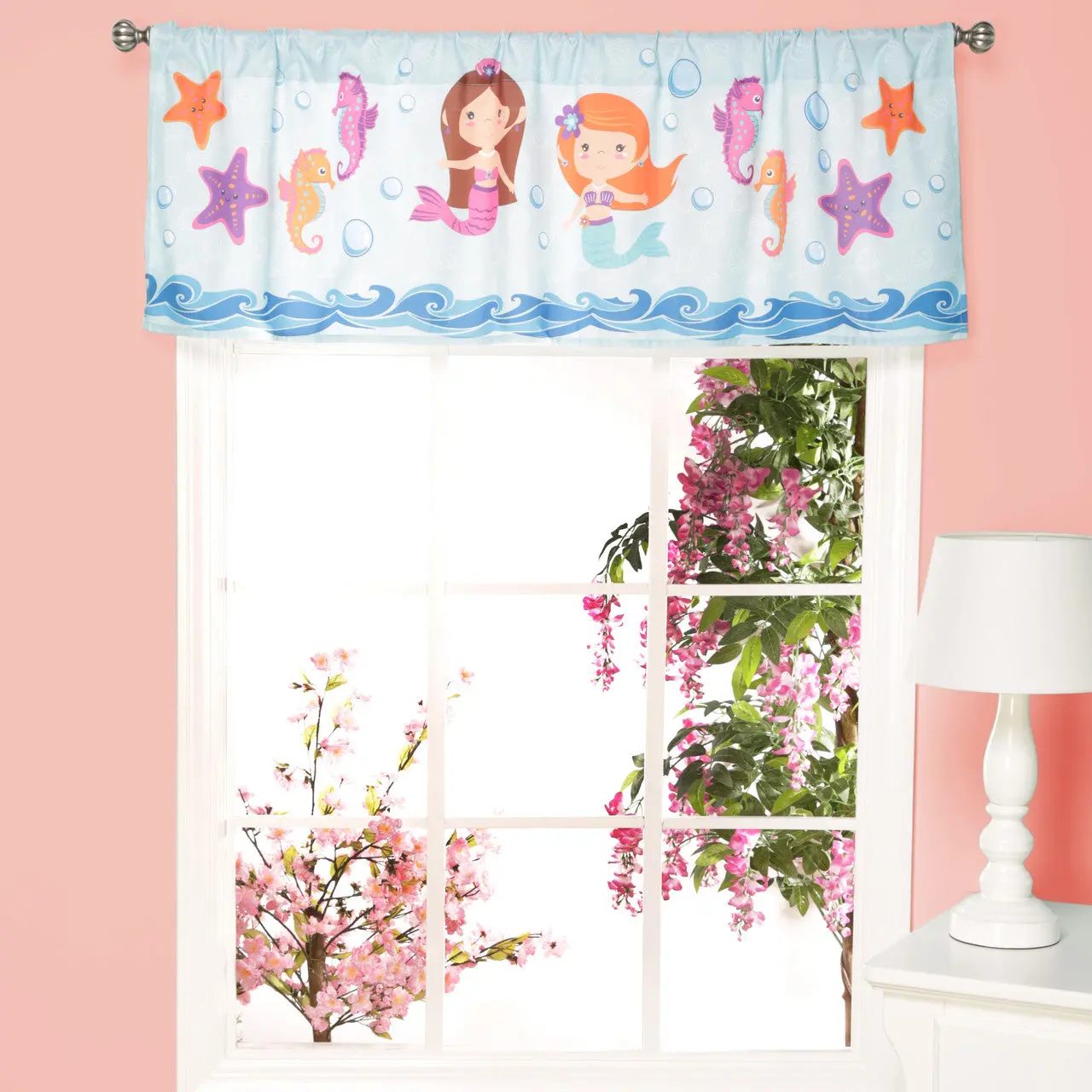 Everyday Kids Mermaid Adventures Window Valance