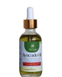 MicAngie Beauty Products Shop Avocado Hair Oil 2 fl Oz - Natural Formula for Soft and Healthy Hair
