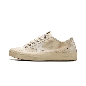 V-STAR 2 CANVAS UPPER LEATHER STAR "MILK WHITE"