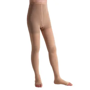 MX Care Compression Stockings 20-30mmHg Leggings for Swelling & Tired Legs, Travel Support Open-toe Style Pantyhose Waist length for Women Speed-up Circulation & Recovery, Reduces Varicose Veins