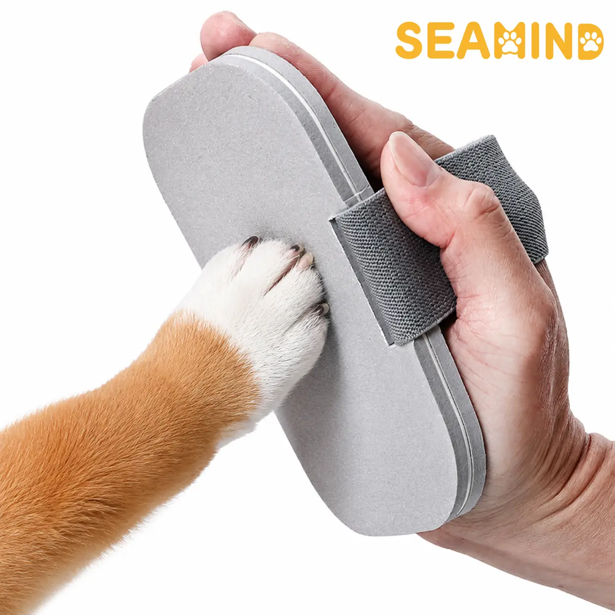 Seamind Dog Nail File Board for Scared Dogs, Anxiety-Free Pet Nail Grooming Scratcher with Elastic Strap, Gentle Alternative to Dog Nail Clippers, Smooth Paws & Safe Grinding for All Breeds  summerwins