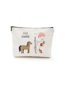 Popular pencil case, personalized customize toiletry bag, heat sublimation women's cosmetic bag