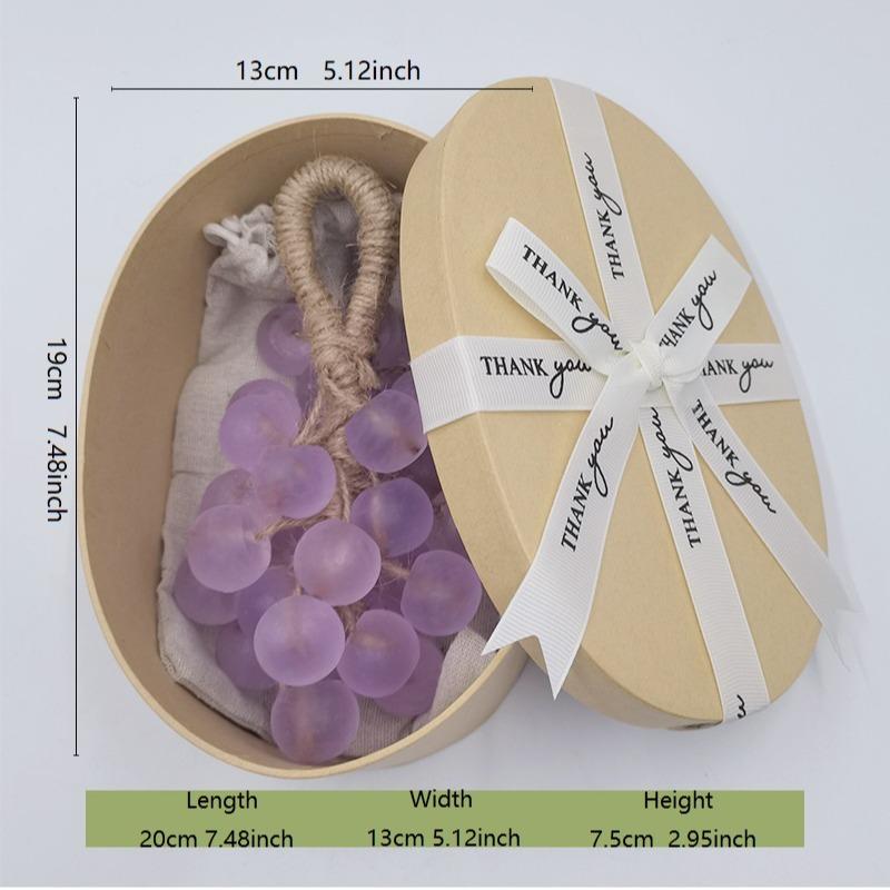 Grape Cluster Handmade Soap 180g, Natural Plant Essential Oils, Gentle Cleansing Moisturizing, Fun Shape, Bath Shower Hanging Decor Gift #TOP PICKS