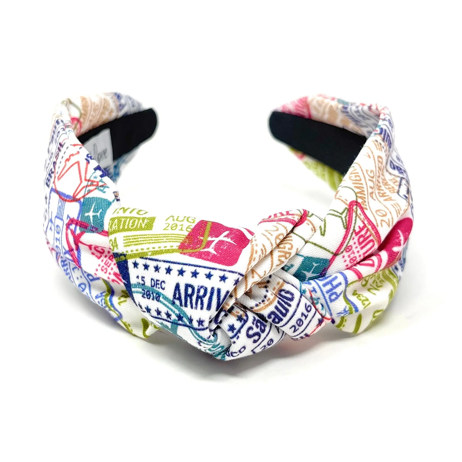 Voyager Top Knot Headband, 1.5" Width, Airport Style, Classic Knotted Silhouette, Comfortable Padded Design for Everyday Wear