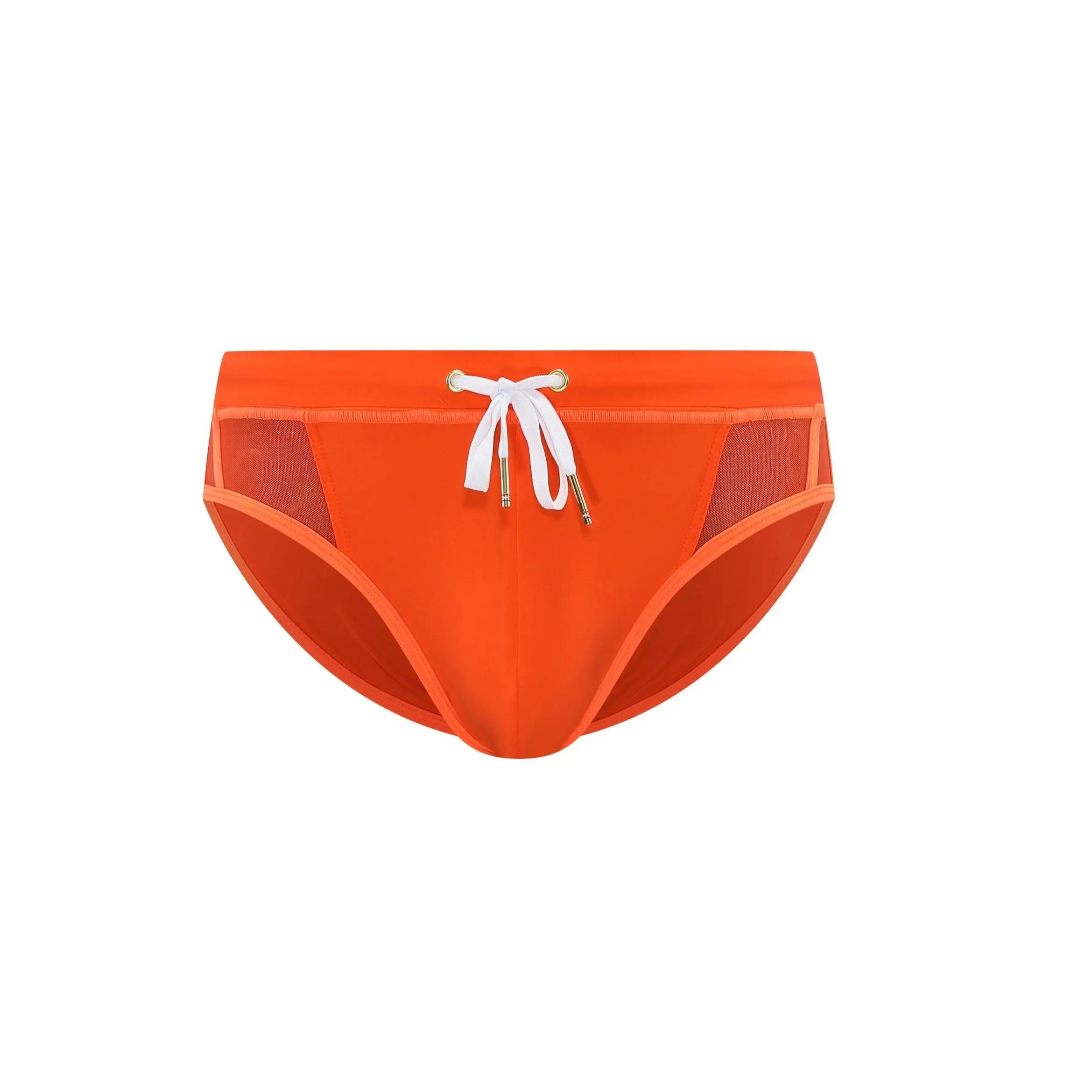 MCE X Shea Couleé orange swim briefs