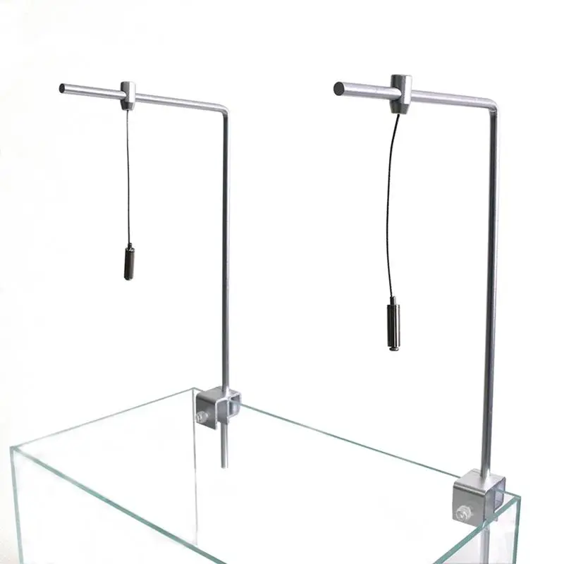 Adjustable Fish Tank Light Hanging Kit, Universal Mounting Bracket, Fits Tanks Aquarium Accessories