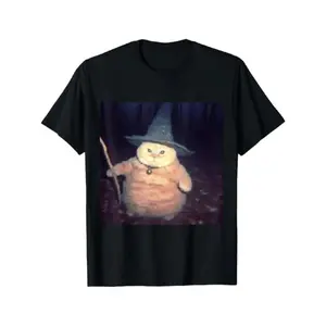 Wizard Cat Halloween T-Shirt – Funny Cat Meme Graphic Tee for Men & Women