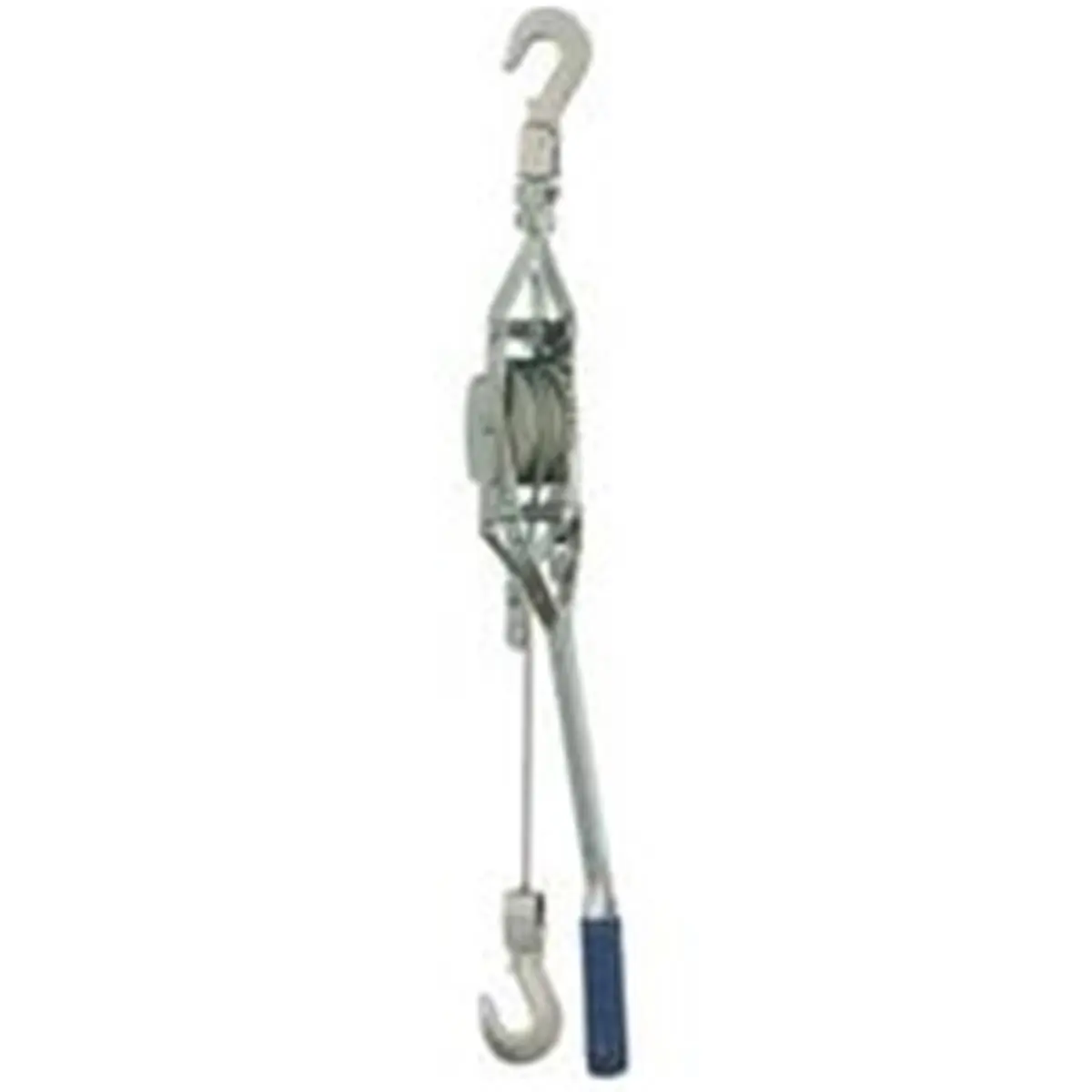 American Power Pull Cable Puller 12Ft 1 Ton 144, Galvanized Steel, 12Ft Model, Plated Frame