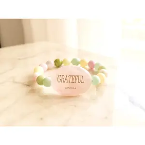 CANDY MELON (Rose Quartz w/ Rainbow Jade)