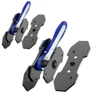 Brake Caliper Piston Press Tool, 360° Rotating Ratchet Wrench for Single, Dual & Quad Piston Disc Brakes, Effort-Saving Car Brake Repair Tool Portable Brake Pad Spreader