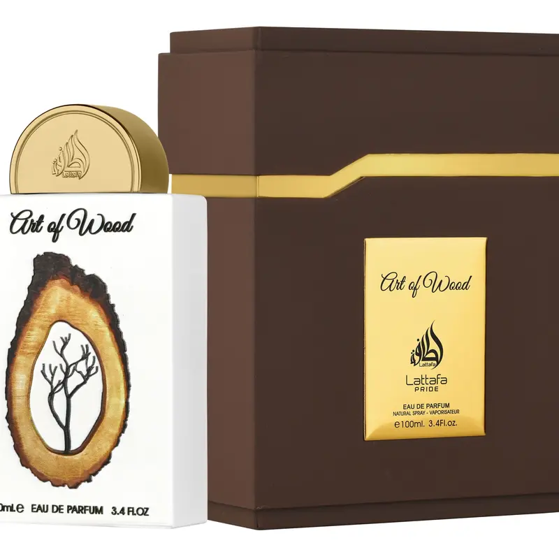 Lattafa Pride Art of Wood Unisex Luxurious Perfume, Earthy Woody Scent, Long Lasting EDP Fragrance, 100ml/3.4 oz Eau De Parfum
