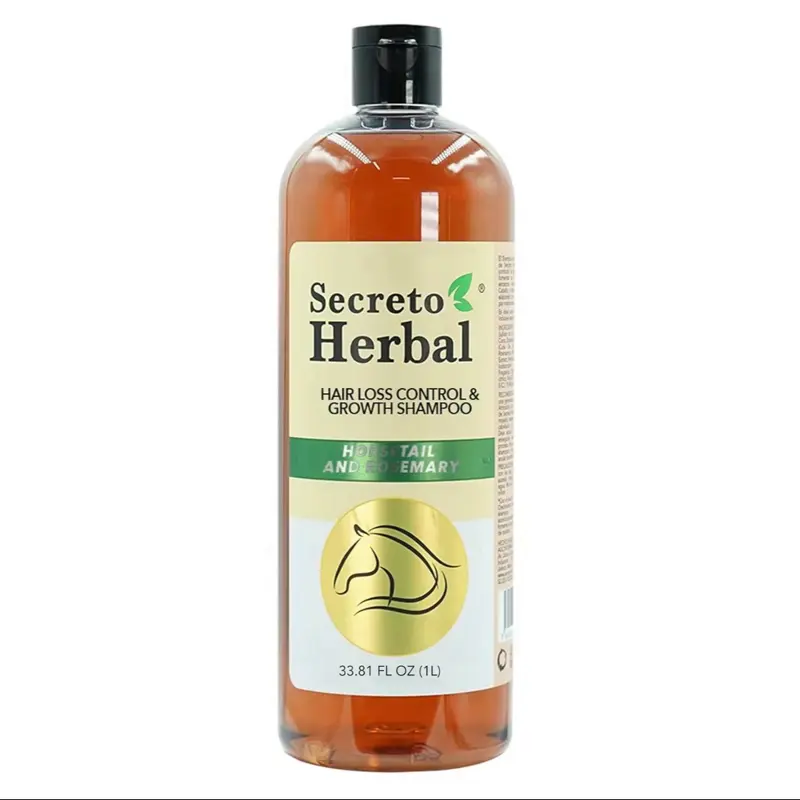 Rosemary Shampoo Secreto Herbal cola de caballo y Romero , Horse tail , shampoo for hair growth , 1 Litter Conditioner Haircare