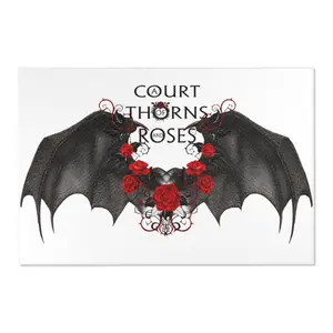 ACOTAR Rug The Bat Boys Rug Bookish Rug A Court of Thorns and Roses Rug Feyre Archeron Rhysand Sarah J Maas Merch Library Rug Reader Rug Book Lover Rug Book Shelf Area Rug Library Decor Gift For Booklover Rug Reader Gift Rugs For Library Reading Rug