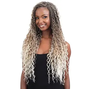 Freetress Synthetic Crochet Braids - 3X REBEL BOHO MERMAID BRAID 24"