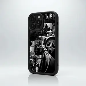 Iconic Ghostface Collage: Horror Vibes Everywhere! for iPhone17/17PROMAX/17PRO/16/15/14/13/12/GALAXYS21/S22/S23/S24 Celestial Eye Layered Phone Case precise fit Cool trend BOBOJT1706002